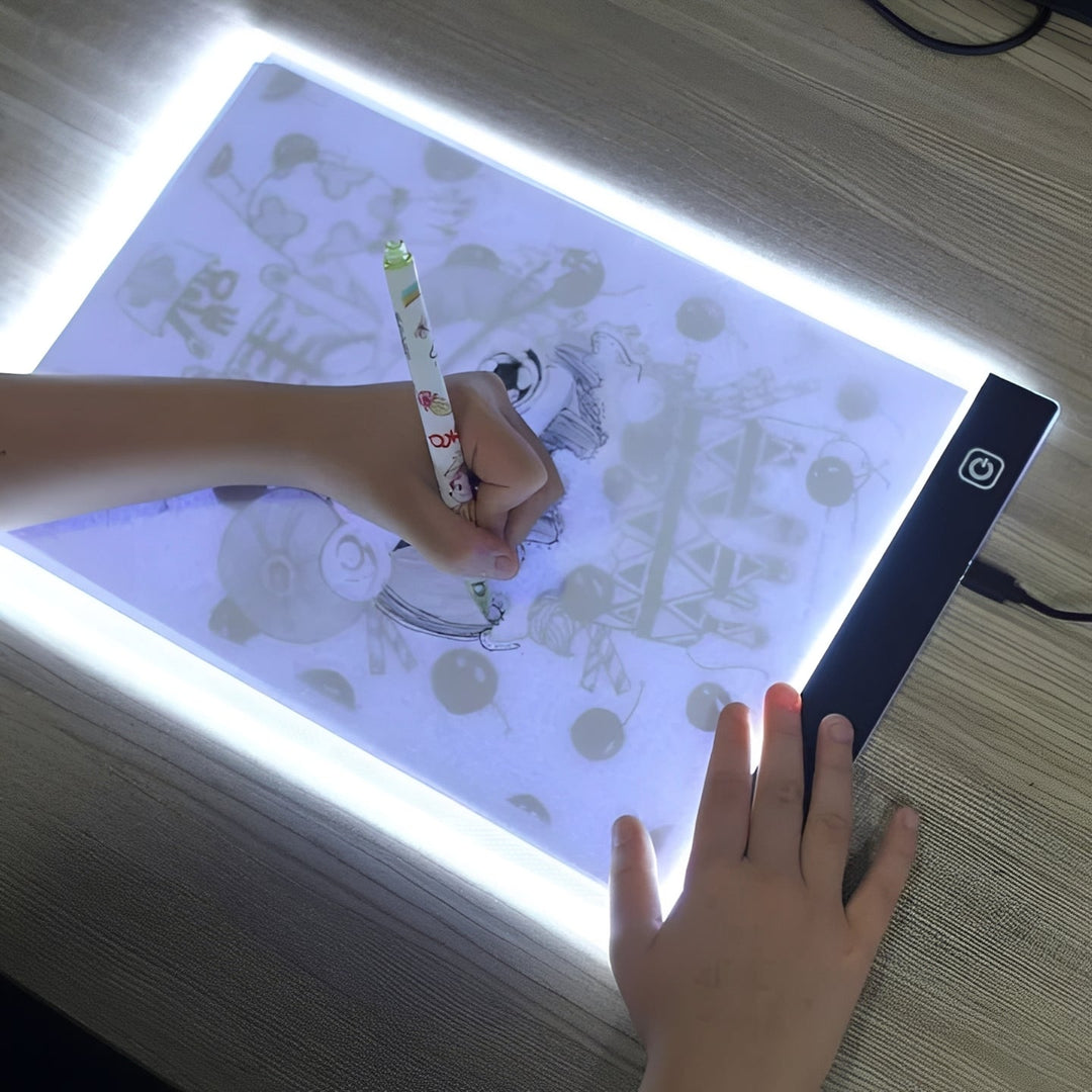 LED Tracing Light Pad with Adjustable Brightness for Drawing and Crafts