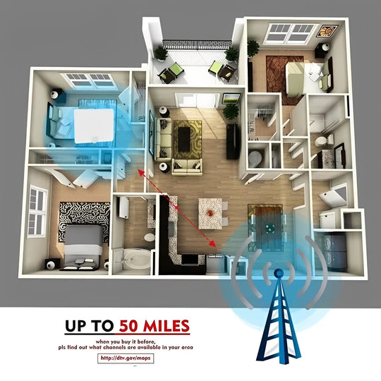 Indoor TV Antenna for Enhanced Signal Reception