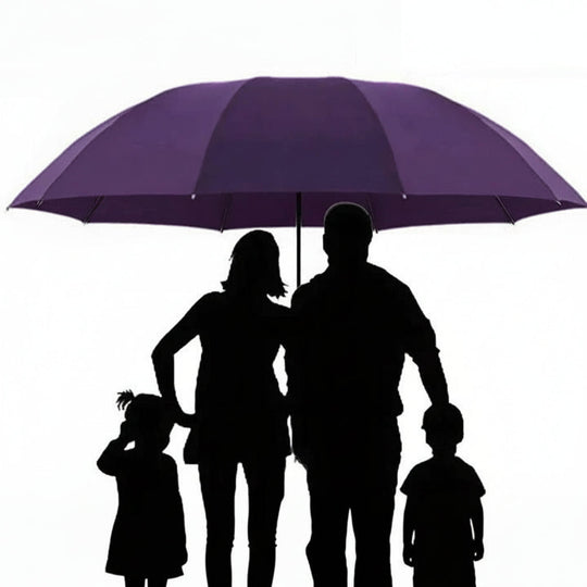 Extra Large Automatic Folding Umbrella with Wide Canopy Coverage