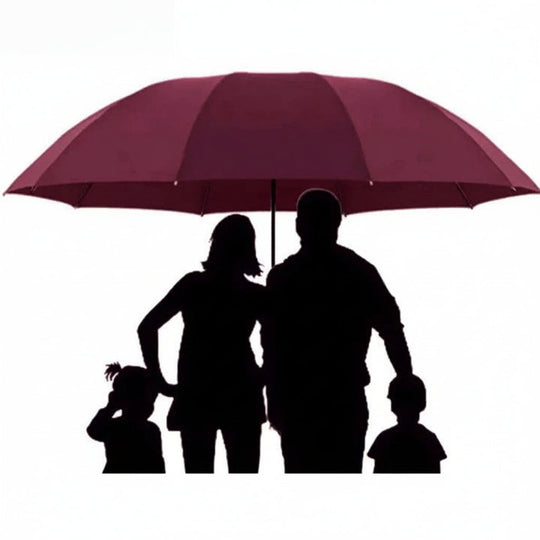 Extra Large Automatic Folding Umbrella with Wide Canopy Coverage