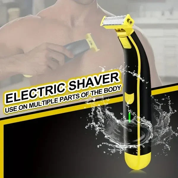 Rechargeable Electric Shaver and Trimmer for Men, Wet and Dry Use