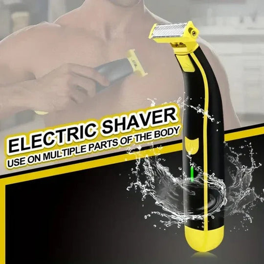 Rechargeable Electric Shaver and Trimmer for Men, Wet and Dry Use