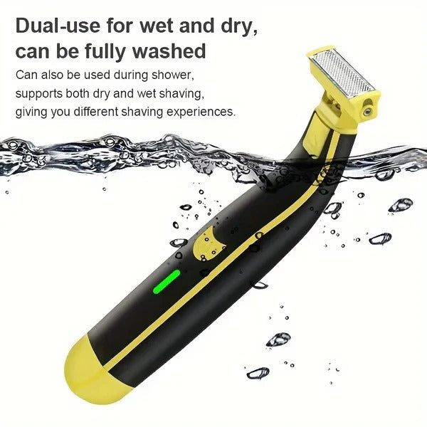 Rechargeable Electric Shaver and Trimmer for Men, Wet and Dry Use