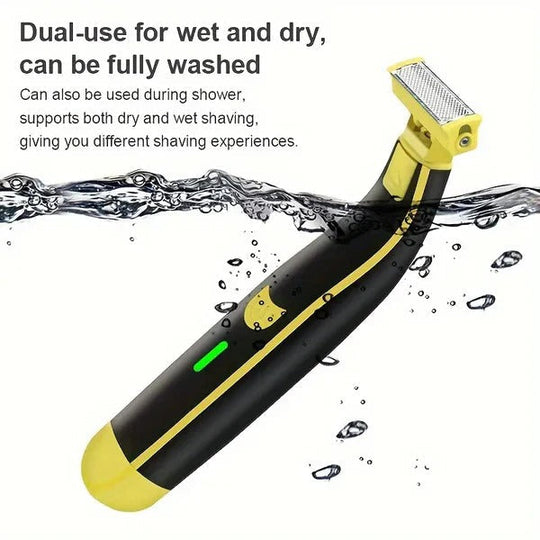 Rechargeable Electric Shaver and Trimmer for Men, Wet and Dry Use