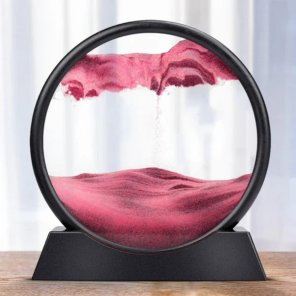 Dynamic Sea Sand Art with Moving Sand Design