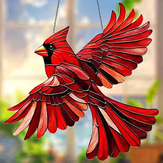 Rainbow Prism Glass Suncatcher for Windows, Decorative Bird and Owl Designs