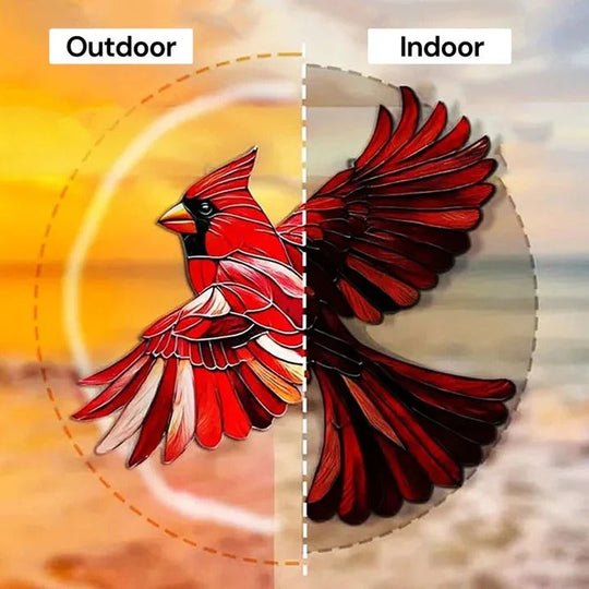 Rainbow Prism Glass Suncatcher for Windows, Decorative Bird and Owl Designs