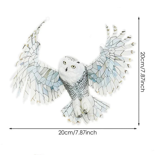 Rainbow Prism Glass Suncatcher for Windows, Decorative Bird and Owl Designs