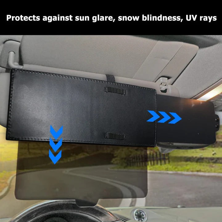 Adjustable Sun Visor Extender for Car Windshield