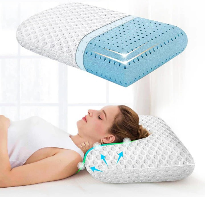 Cooling Gel Memory Foam Pillow for Sleeping Position Support