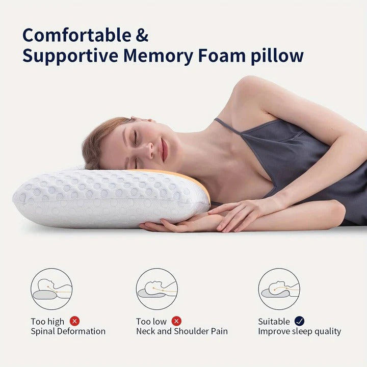 Cooling Gel Memory Foam Pillow for Sleeping Position Support