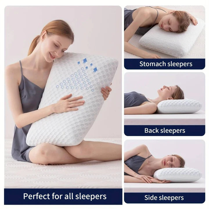Cooling Gel Memory Foam Pillow for Sleeping Position Support
