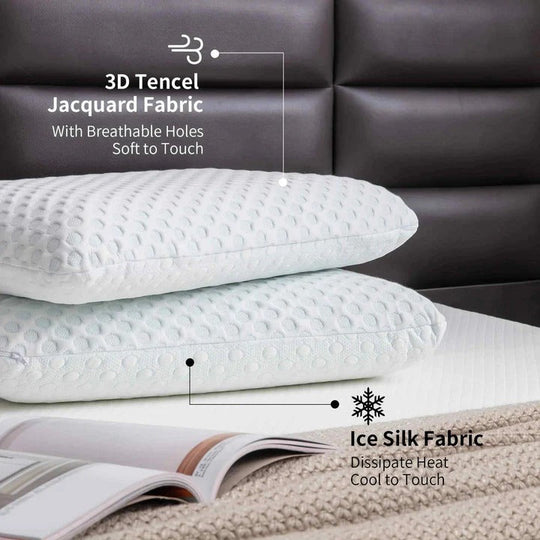 Cooling Gel Memory Foam Pillow for Sleeping Position Support