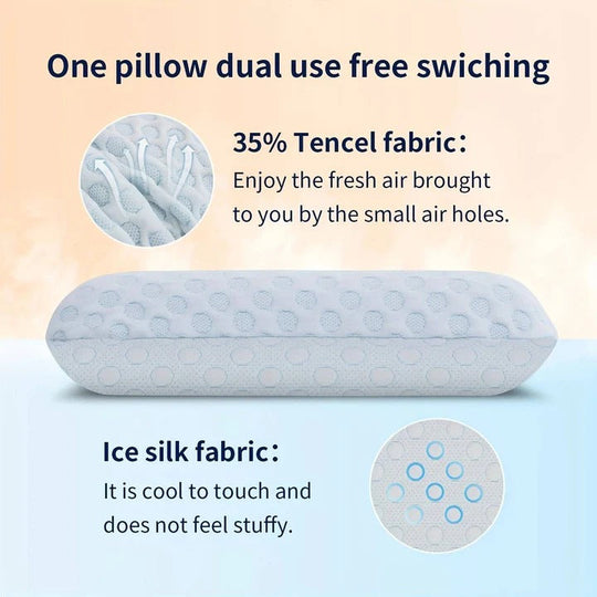 Cooling Gel Memory Foam Pillow for Sleeping Position Support