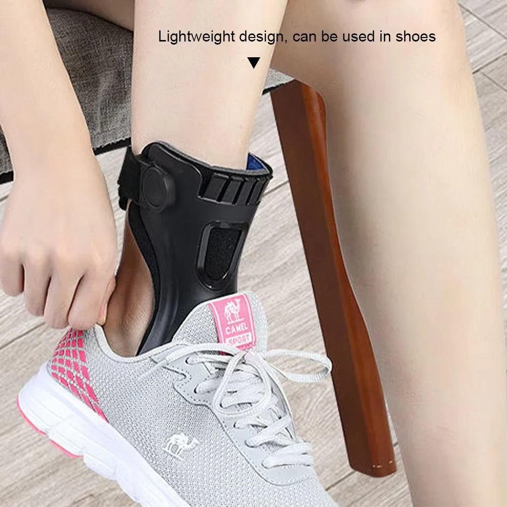 Adjustable Drop Foot Support Brace with Breathable Lining and Toe Lift