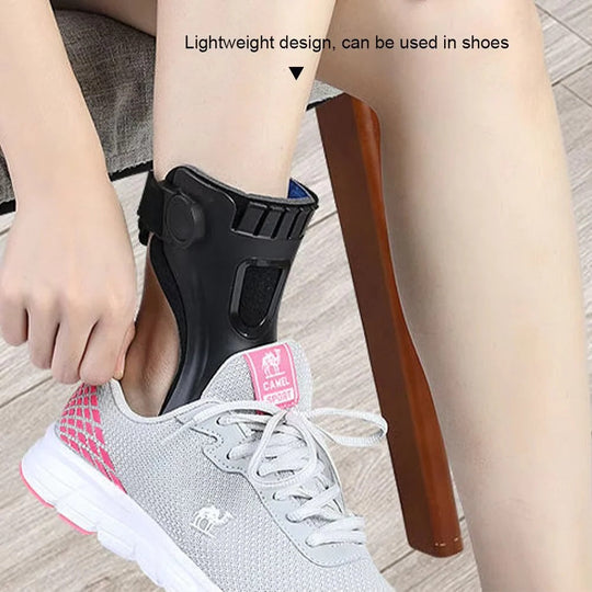 Adjustable Drop Foot Support Brace with Breathable Lining and Toe Lift