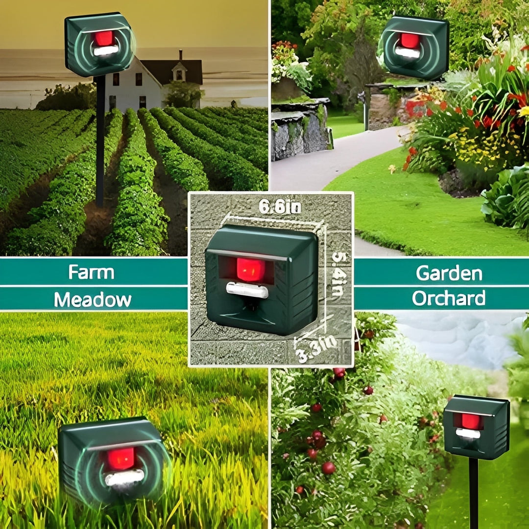 Ultrasonic Woodpecker Deterrent for Outdoor Pest Control