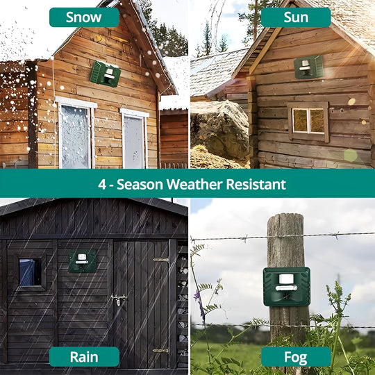 Ultrasonic Woodpecker Deterrent for Outdoor Pest Control