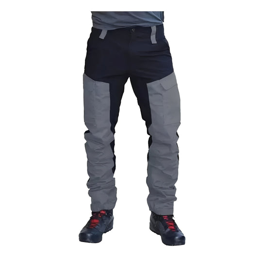 Weatherproof Cargo Work Trousers with Reinforced Stitching