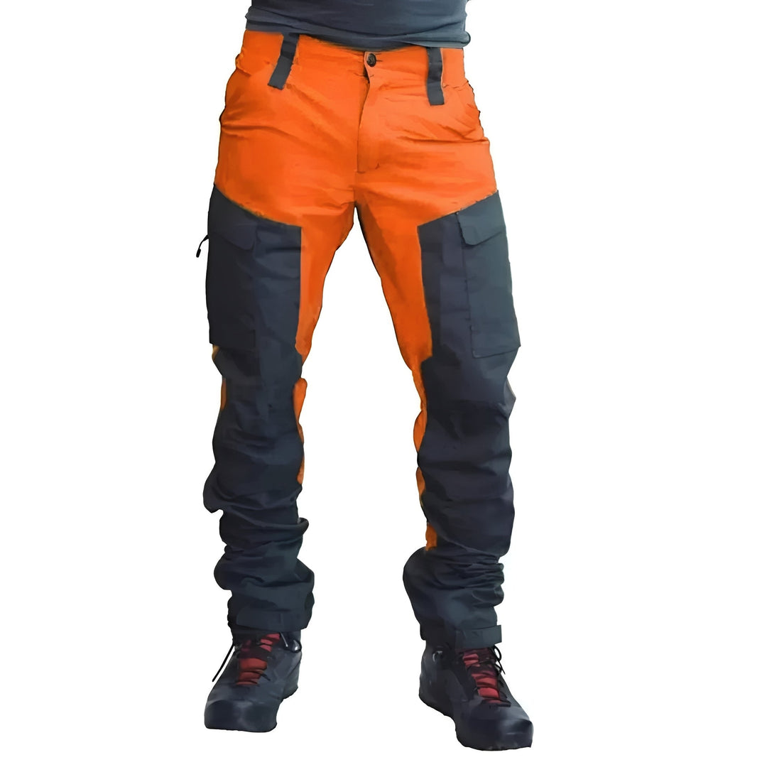 Weatherproof Cargo Work Trousers with Reinforced Stitching