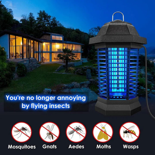 Electric Insect Zapper with UV Light and Collection Tray