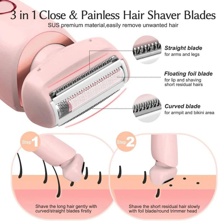 Rechargeable Electric Shaver for Women