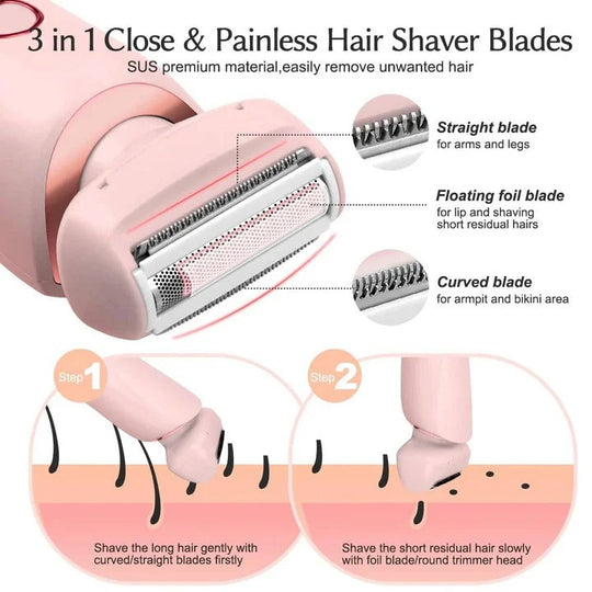 Rechargeable Electric Shaver for Women