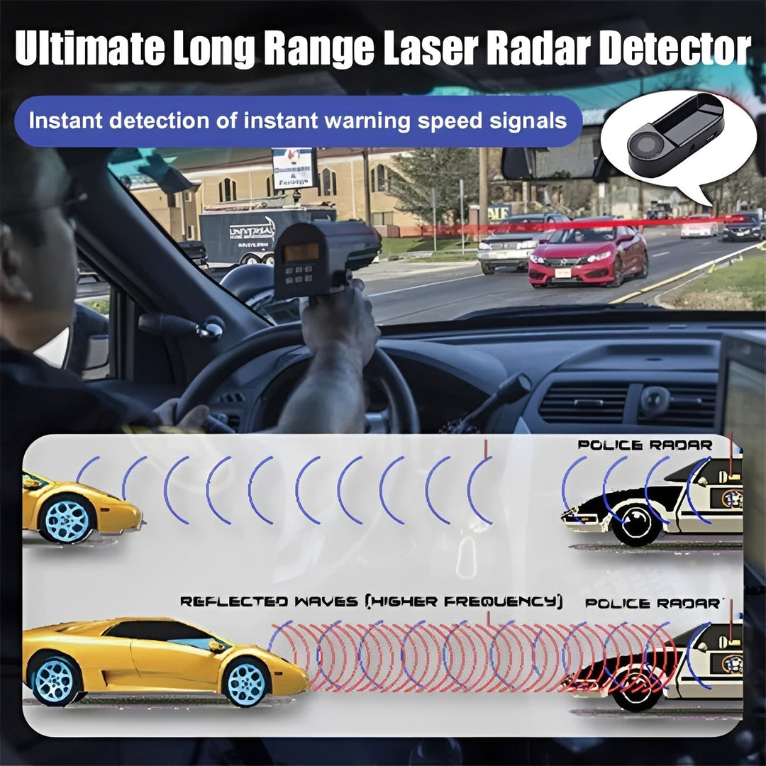 Long Range Radar Detector for Vehicles