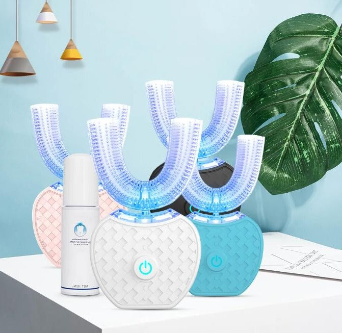 Ultrasonic Electric Toothbrush with Blue Light