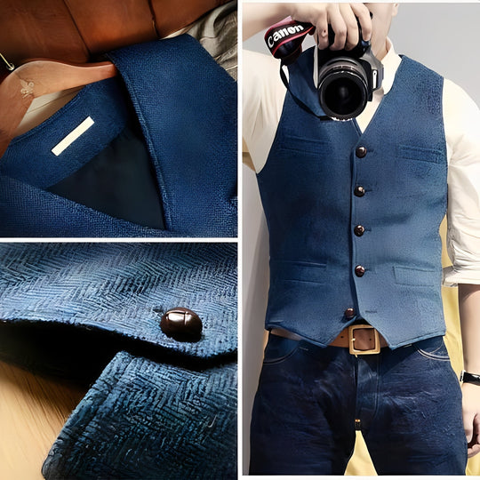 Classic Waistcoat Vest for Formal and Casual Wear