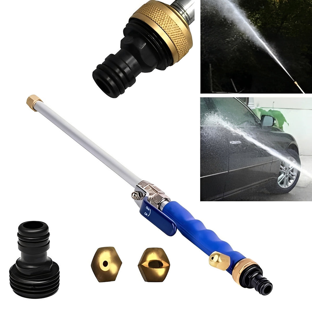 Dual Function Pressure Washer for Cleaning, 8m Spray Reach, Brass Connector