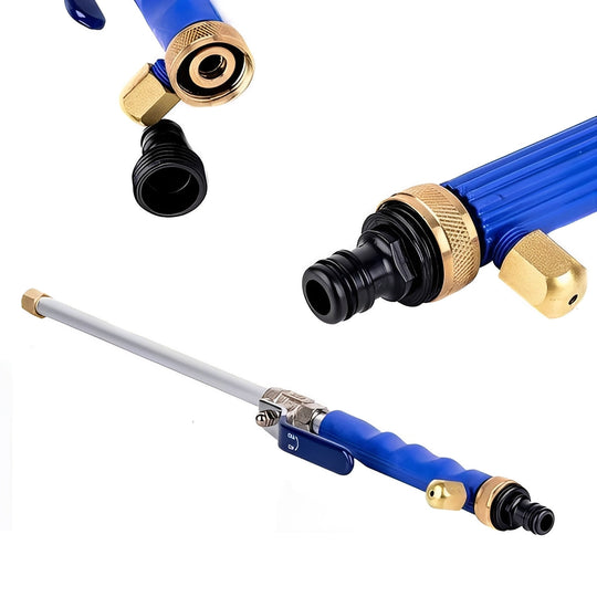 Dual Function Pressure Washer for Cleaning, 8m Spray Reach, Brass Connector
