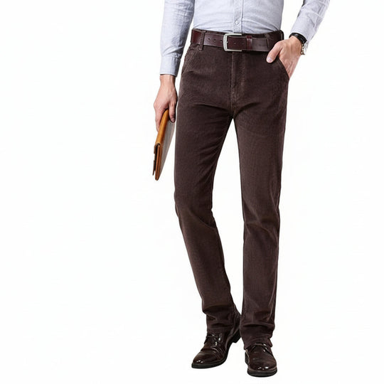 Men's Classic Corduroy Trousers for Casual Wear