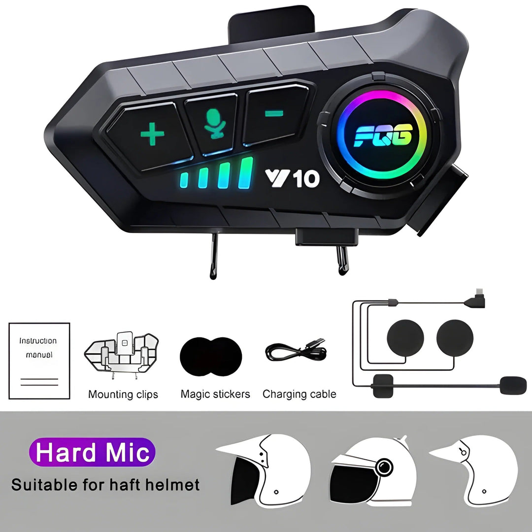Wireless Bluetooth Headset for Motorcycle Helmets