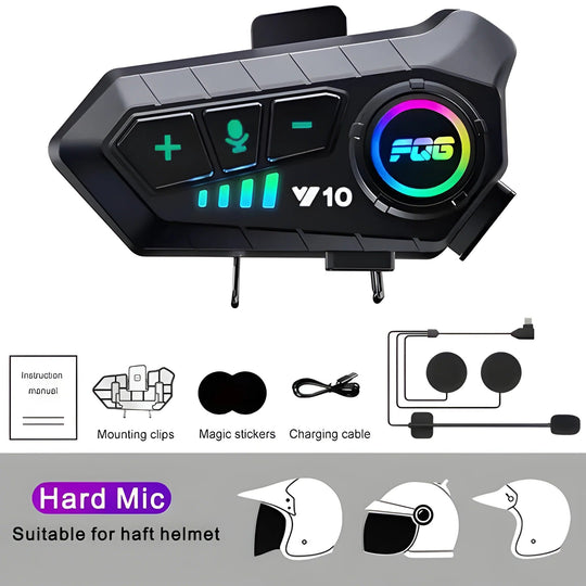 Wireless Bluetooth Headset for Motorcycle Helmets