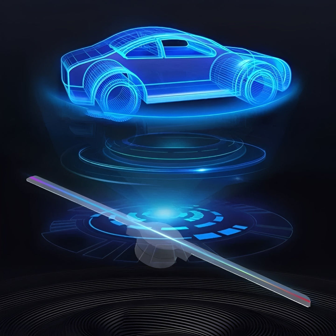 LED Hologram Fan Projector with 3D Display