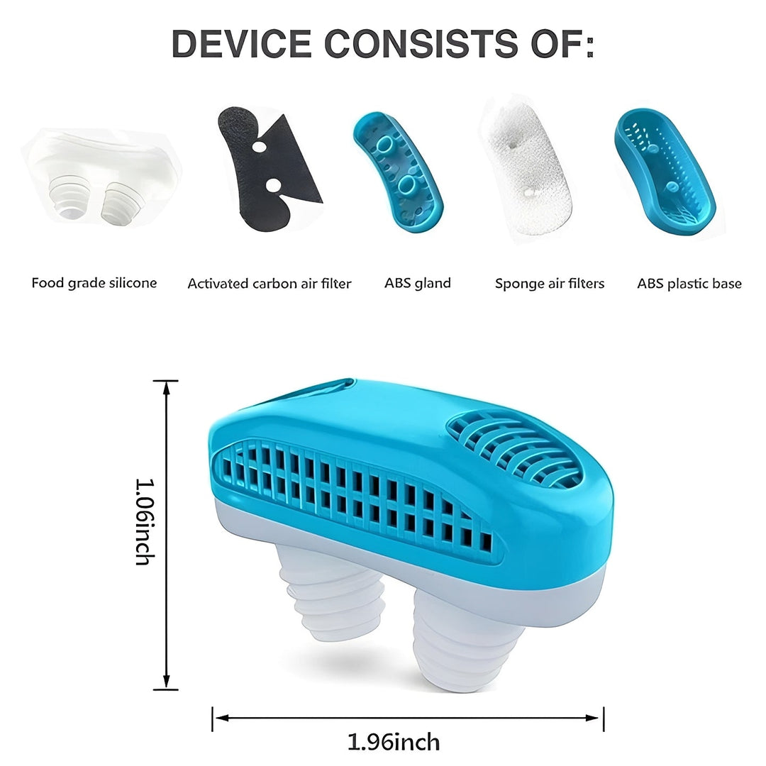 Cordless Nasal Sleep Aid Device, Compact Snoring Support Insert