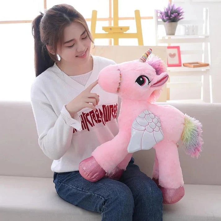Oversized Plush Unicorn Stuffed Animal Toy