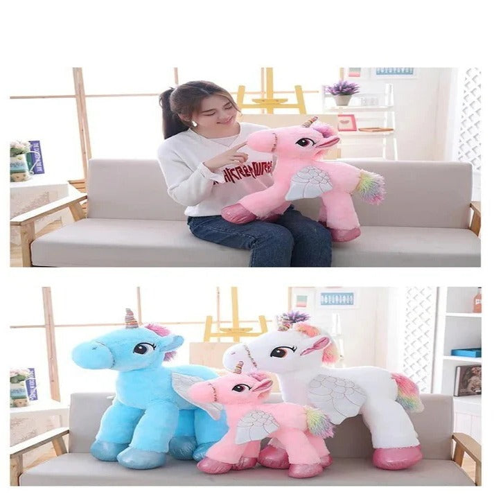Oversized Plush Unicorn Stuffed Animal Toy