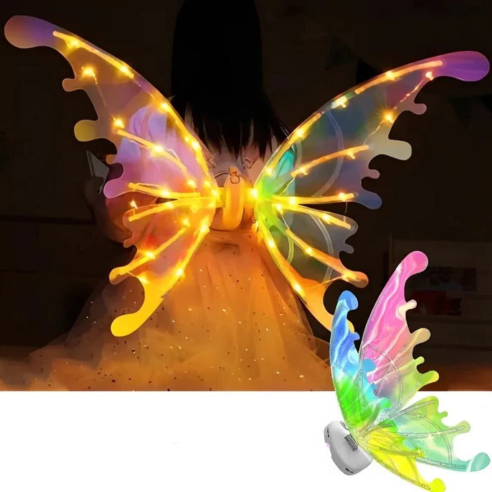 LED Light Up Fairy Wings for Children's Dress Up