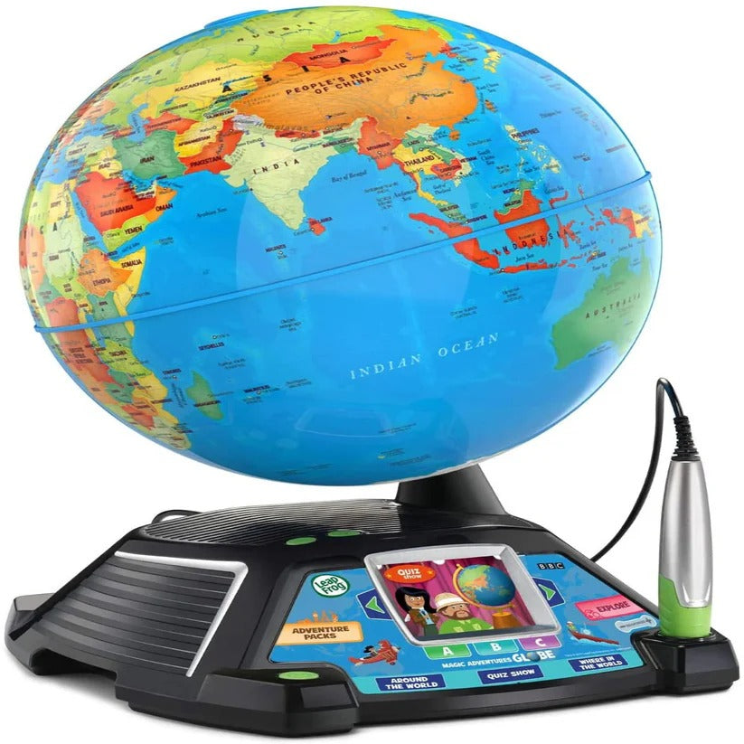 Interactive Learning Globe with LCD Screen and Stylus