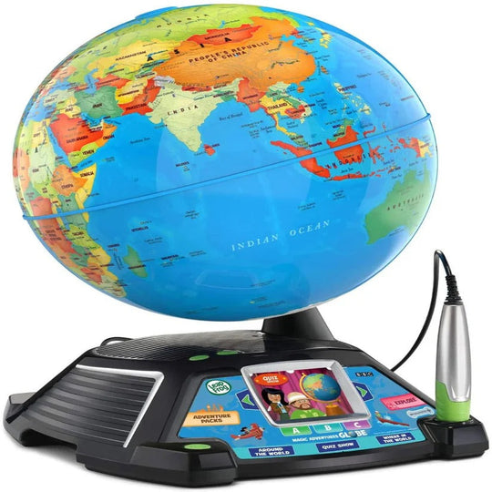 Interactive Learning Globe with LCD Screen and Stylus