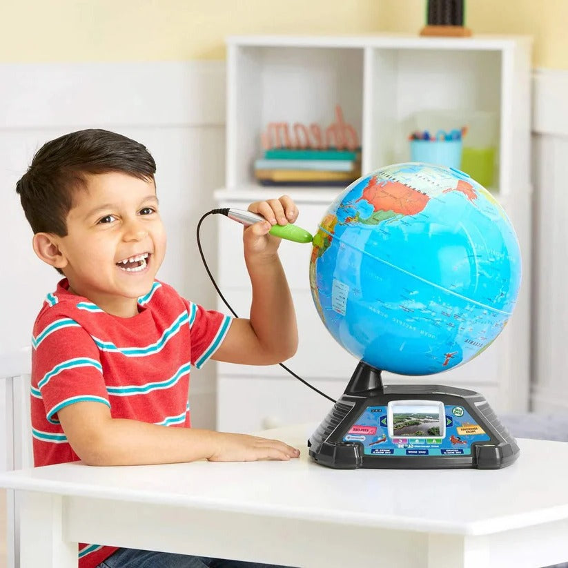 Interactive Learning Globe with LCD Screen and Stylus
