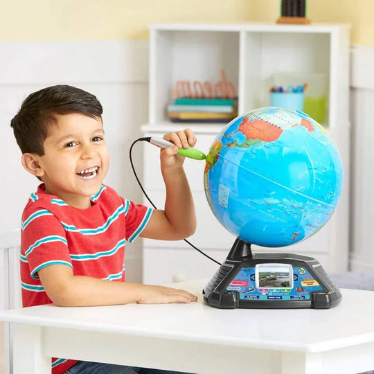 Interactive Learning Globe with LCD Screen and Stylus