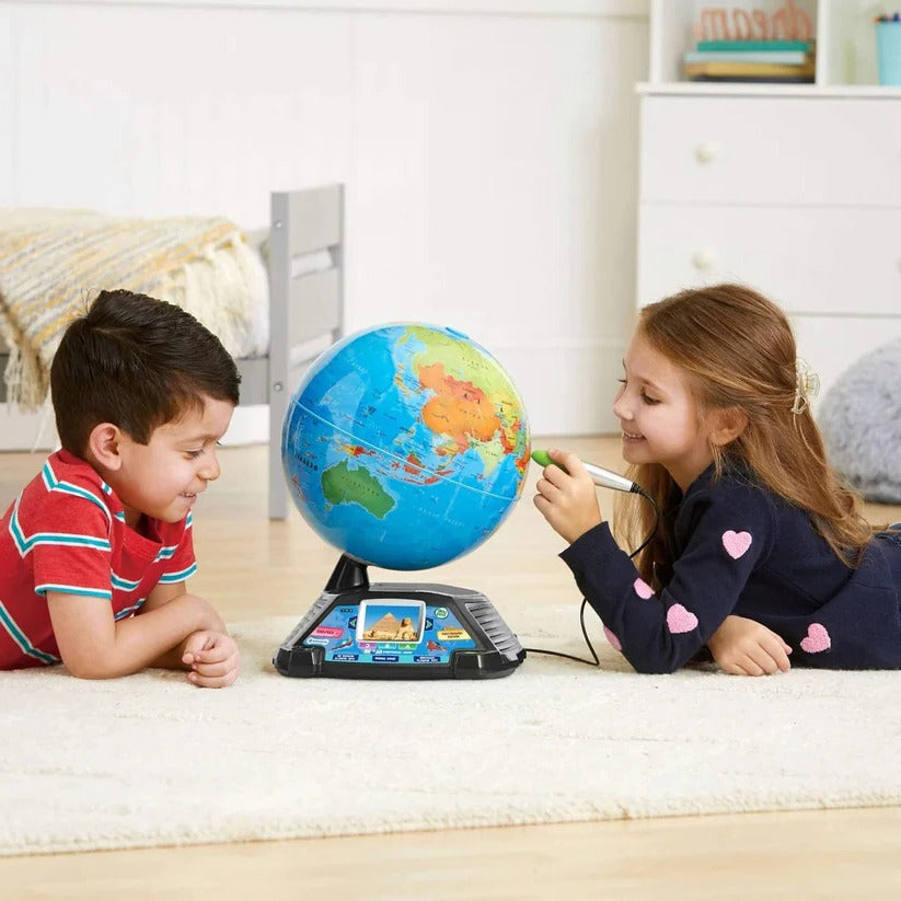 Interactive Learning Globe with LCD Screen and Stylus