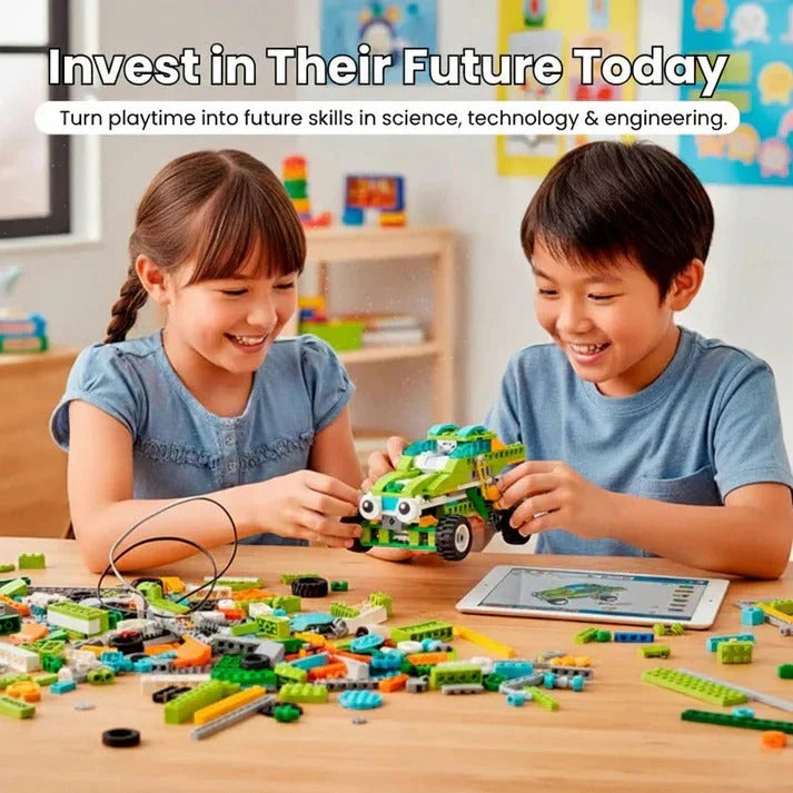 STEM Robotics Building Kit with Programmable Components