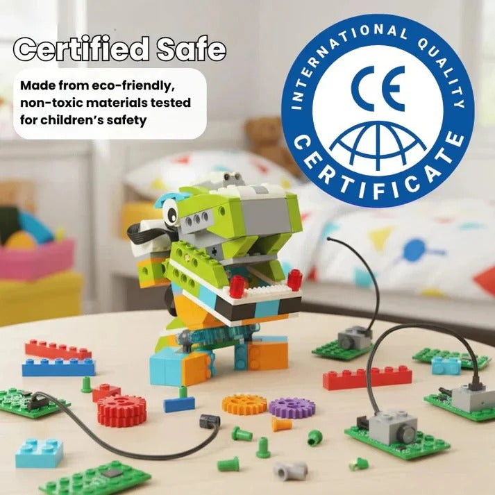 STEM Robotics Building Kit with Programmable Components