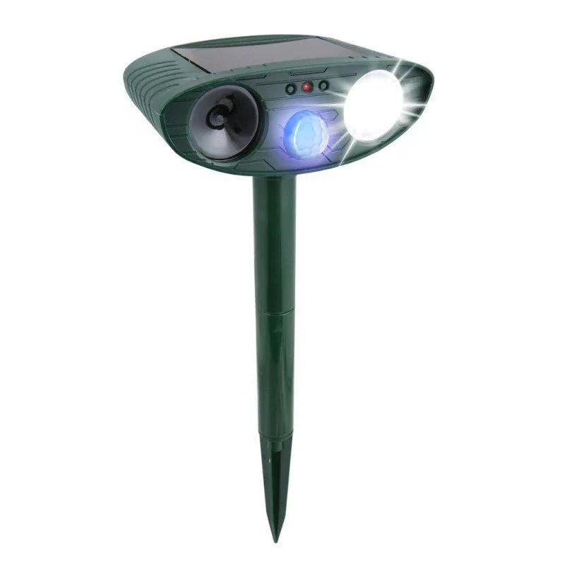 Outdoor Solar Powered Rabbit Deterrent with Motion Detection