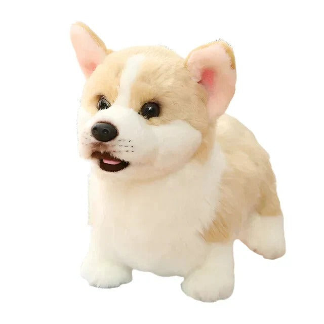 Washable Plush Dog Stuffed Animal with Portable Design