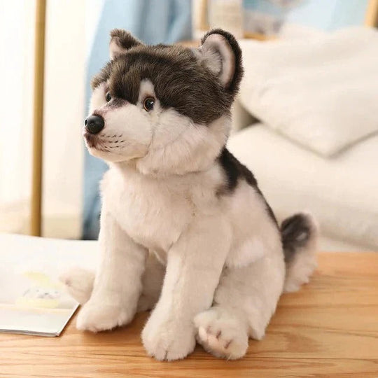 Washable Plush Dog Stuffed Animal with Portable Design